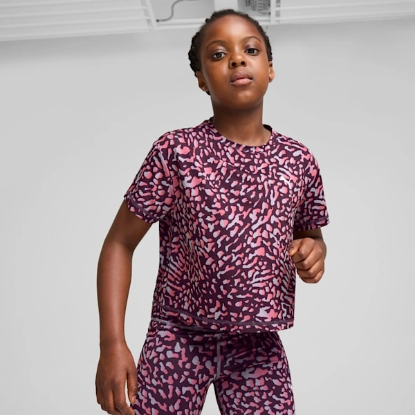 PUMA: TRAIN FAVORITE Kort T-skjorte for Større Barn – Klar for Eventyr!